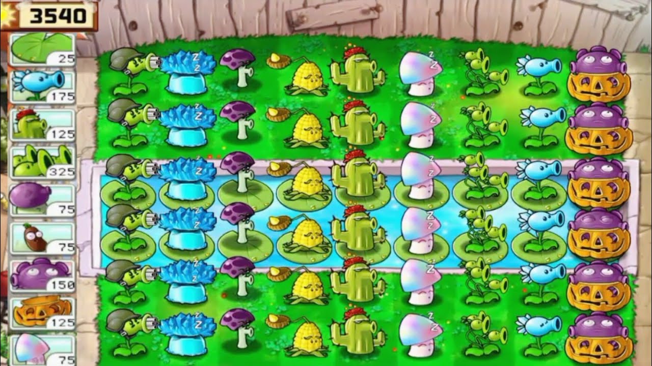Plants vs Zombies Gameplay | Last Stand Endless Full HD | Plants vs All ...