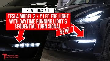 DIY Upgrading ⚡️ Tesla Model 3 / Y Factory Fogs with Bolt-on LED Fog Light & Sequential Turn Signal