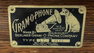 Berliner Model AT Canadian Gramophone