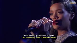 Rihanna - Diamonds (Live at The Concert For Valor 2014) Legendado em (Português BR e Inglês)