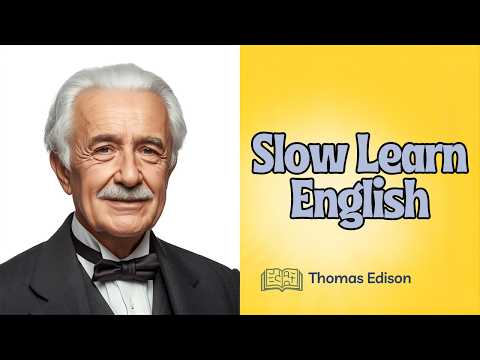 Improve Your English Through The Story Of Thomas Alva Edison | Learn English Slowly #english #learn