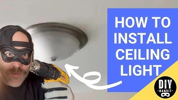 ️🔥 How to Install Flush-Mount Ceiling Light➔ Step-by-Step Instructions (Easy DIY Job)