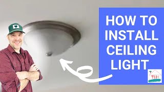 How to Install FlushMount Ceiling Light➔ StepbyStep Instructions (Easy DIY Job)