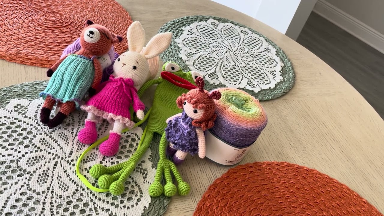 Вязаные игрушки не из плюшки#8. Готовые работы. Неудачи-недовязы