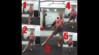 Toe touch drill exercise