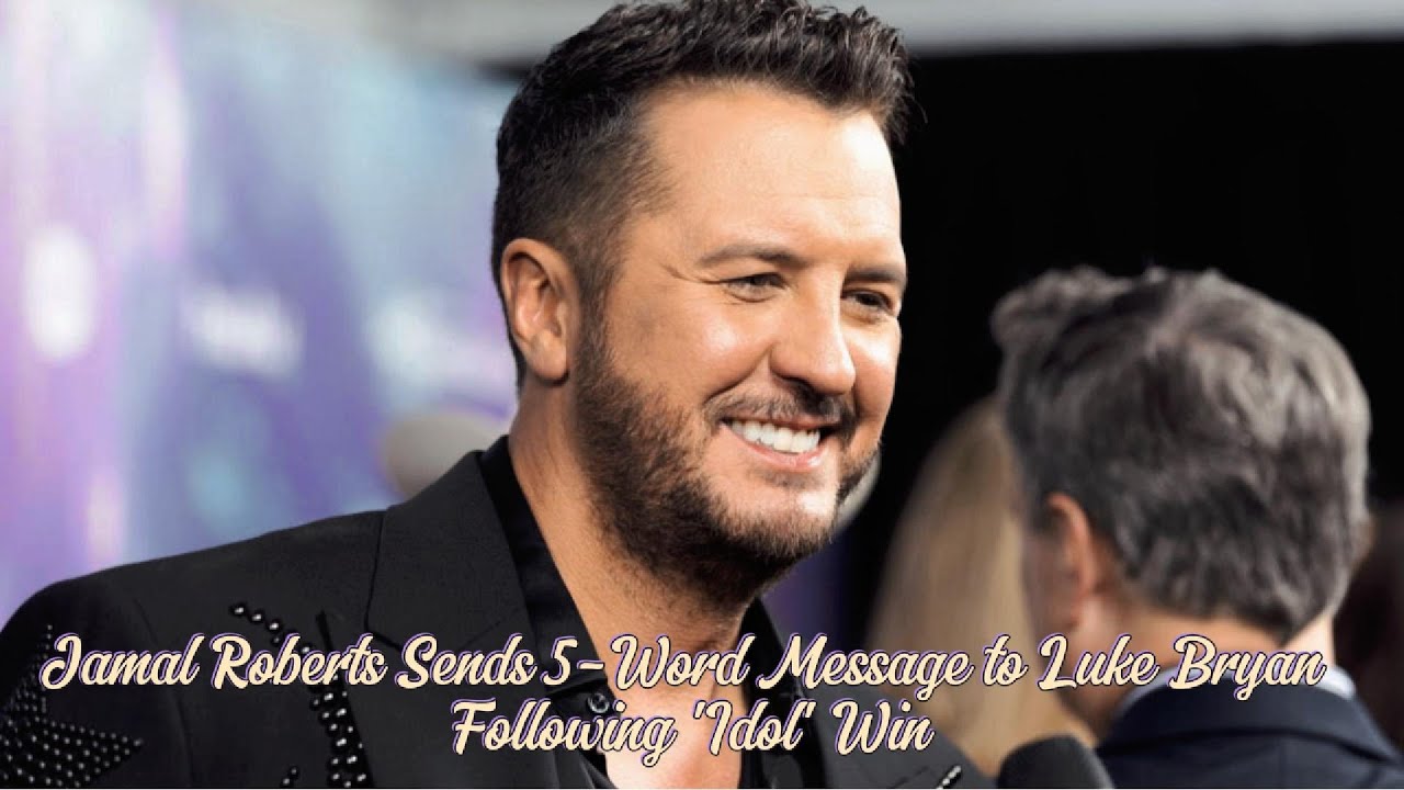 Jamal Roberts Sends 5-Word Message to Luke Bryan Following 'Idol' Win