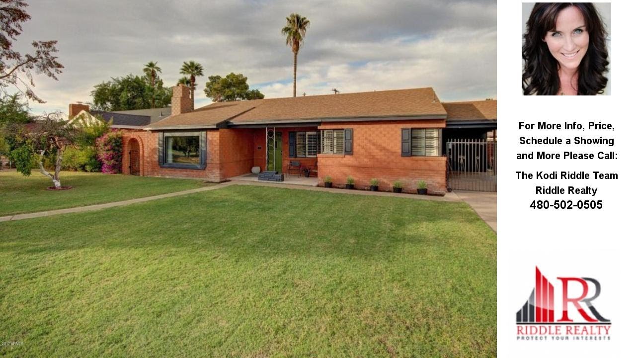 928 W CAMPUS Drive, Phoenix, AZ Presented by The Kodi Riddle Team.