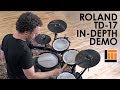 Roland td17 vdrum kit indepth demo