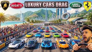 GTA 5 MOST POWERFUL LUXURY CARS DUBAI HIGHWAY DRAG RACE AND TOP SPEED TEST | THEABHISHEKKZ