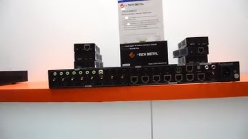 4K HDMI2.0 8X8 Matrix Extender from InfoComm 2018 (Model: JTECH-4K88-EX)