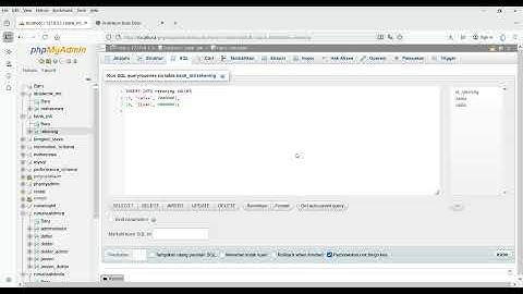 localhost   127 0 0 1   bank mti   rekening   phpMyAdmin 5 1 1 — Mozilla Firefox 2025 11 29 23 54 26