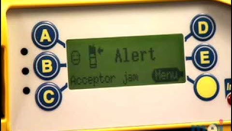 MEI CF7512 Coin Manager - Diagnostics