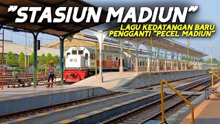 Compilation of 'STASIUN MADIUN' Songs Welcoming Train Arrivals in Madiun