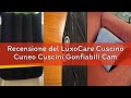 Recensione del LuxoCare Cuscino Cuneo Cuscini Gonfiabili Campeggio - Portatile Pieghevole Cuscini De