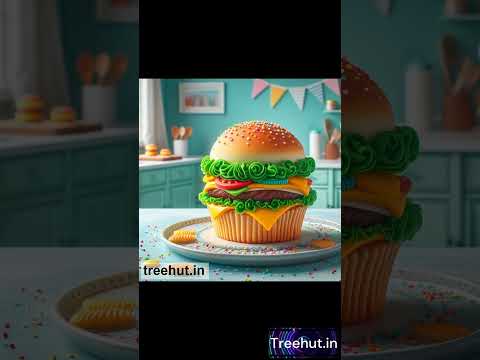Burger Cupcake Ideas, Mini Cake Decoration Ideas - 4747