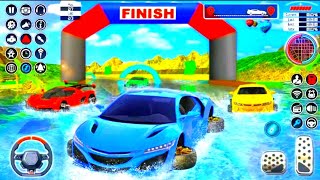 Water Car Racing Simulator 3D - Dirt Chained Cars Stunt Race - Android GamePlay screenshot 4