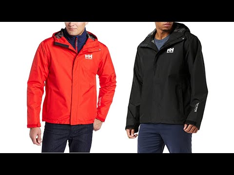 Helly Hansen Men's Seven J Waterproof, Windproof and Breathable Rain Jacket with Hood Review 2022