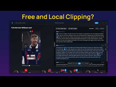 Turn Long Videos into Shorts for FREE: Open Clipper Walkthrough