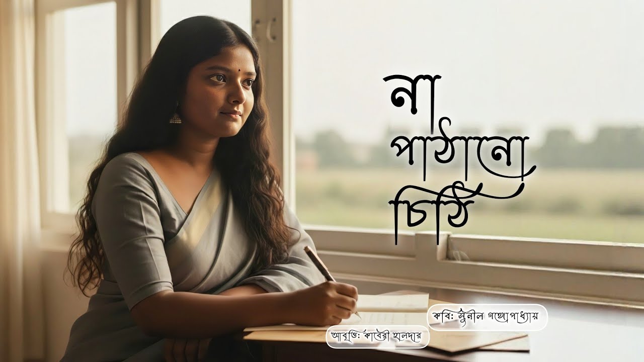 Na Pathano Chithi | না পাঠানো চিঠি | Sunil Gangapadhyay | Bengali Kobita | 