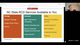 Overview of Research Computing & Data at NC State