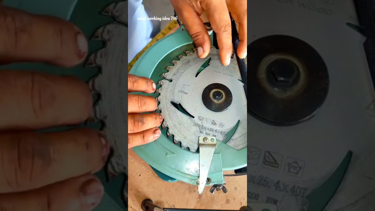 How to change blad in cutting machine 