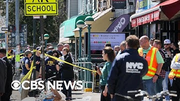 NYPD identifies person of interest in Brooklyn subway shooting | full video