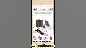 Brain Test 2 Prison Escape Level 19 They must find a way to stop the chasing guards while Morgan