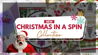 NEW LAUNCH Christmas in a spin, Creative Craft Products and my samples.