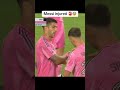 Lionel Messi grabbed the back of his leg, asked for sub & went down the tunnel (via MLS on Apple TV)