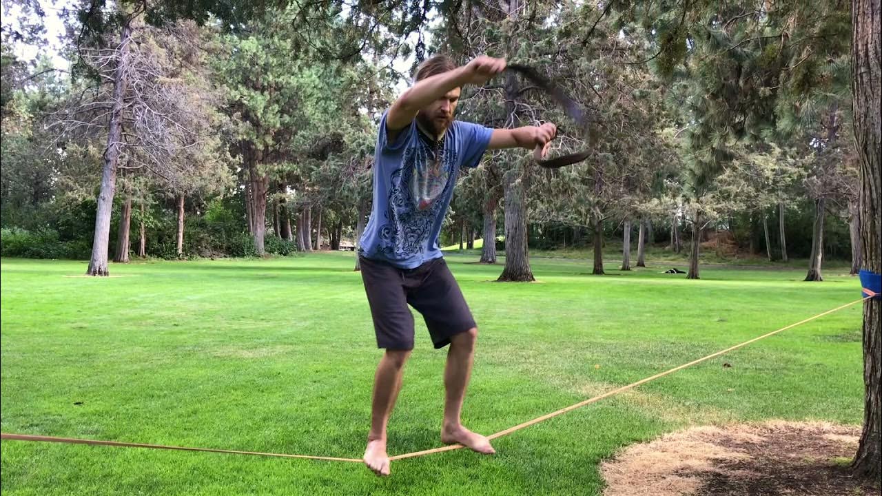 225 Shoulder Flex Extreme Slackline Conditioning Tutorials YouTube