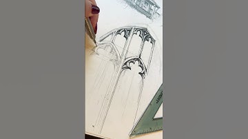 Gothic Arch Sketch ❤︎︎ #sketchbookentry
