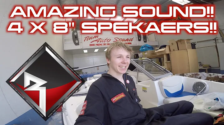 Rockford Fosgate PMX-2 & 4 x 8" Speakers Installed inBayliner! | AMAZING BASS!!