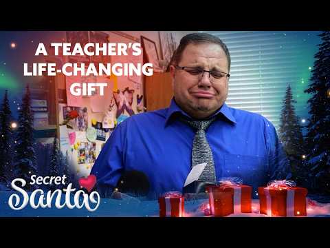 مفاجأة بابا نويل السرية لمعلم محبوب يحتاج إلى جراحة قلب حرجة