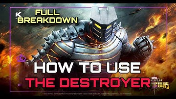 How to use The Destroyer Effectively |Full Breakdown| - Marvel Contest of Champions