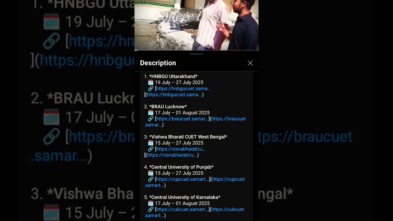 ⚠️Cuet Alert || last date of registration his closing today and some within 2-3 day 