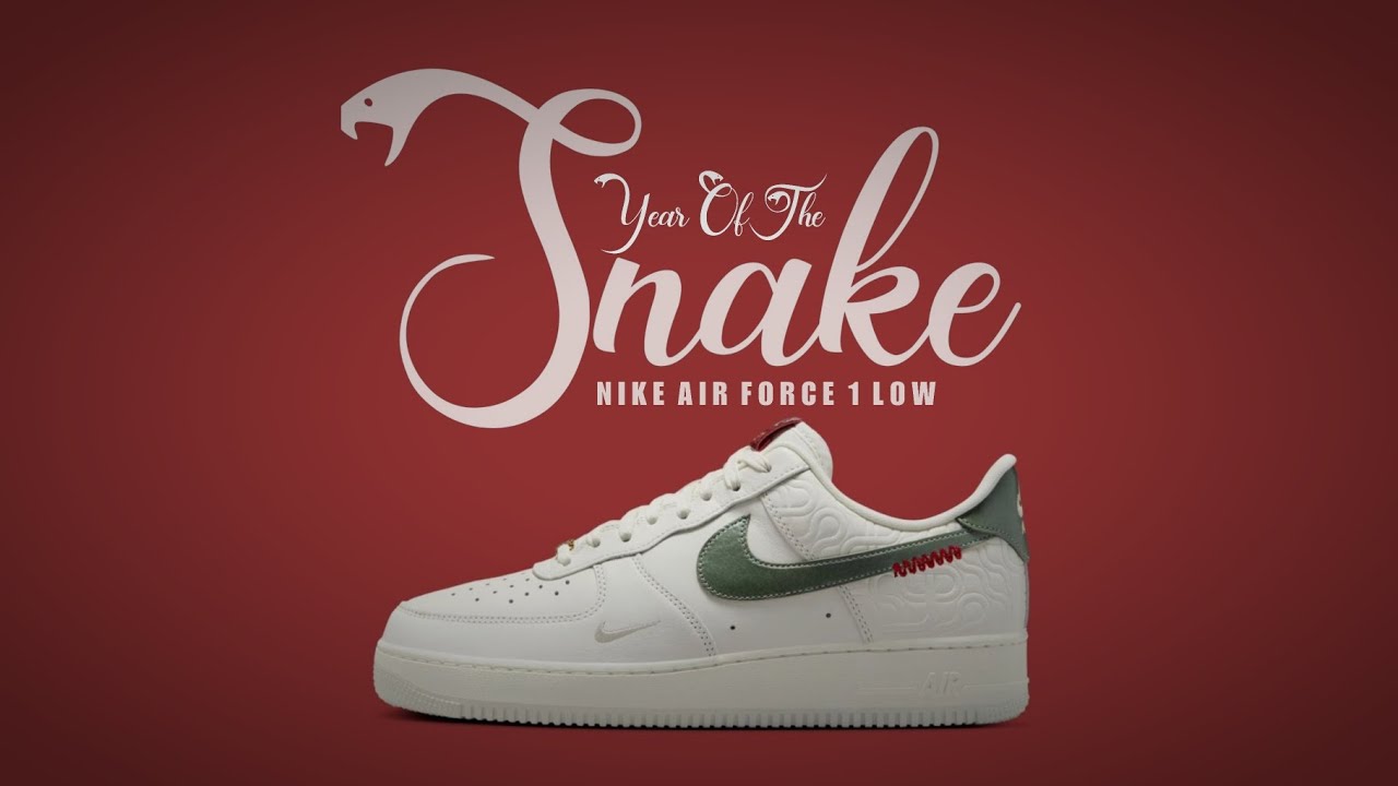 YEAR OF THE SNAKE 2025 Nike Air Force 1 Low DETAILED LOOK + REVIEW 