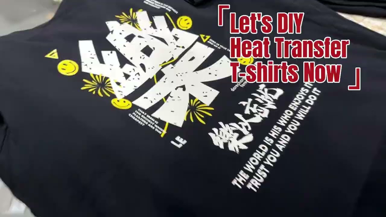 DIY T Shirts | Printing T-shirts | Heat Transfer T Shirts | DTF Transfer |