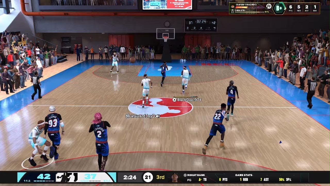 NBA 2K26 LEBRON JAMES CHASE DOWN BLOCK