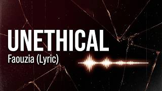 Fouzia - Unethical (Full Lyric Video) 🎵