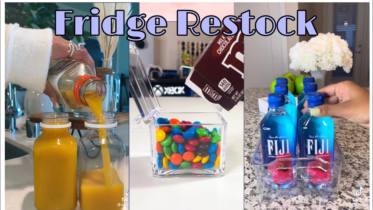 Fridge Restock 11 🍊 Tik Tok Compilation 🐬 TT• Compilations By Drea