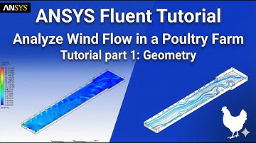 ANSYS Fluent Tutorial: CFD-analyse van ventilatie en windstroom in een pluimveebedrijf | Tutorial...