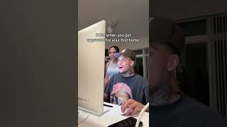 POV: when you get approved for your first home #fyp #singlefamilyhome #couple