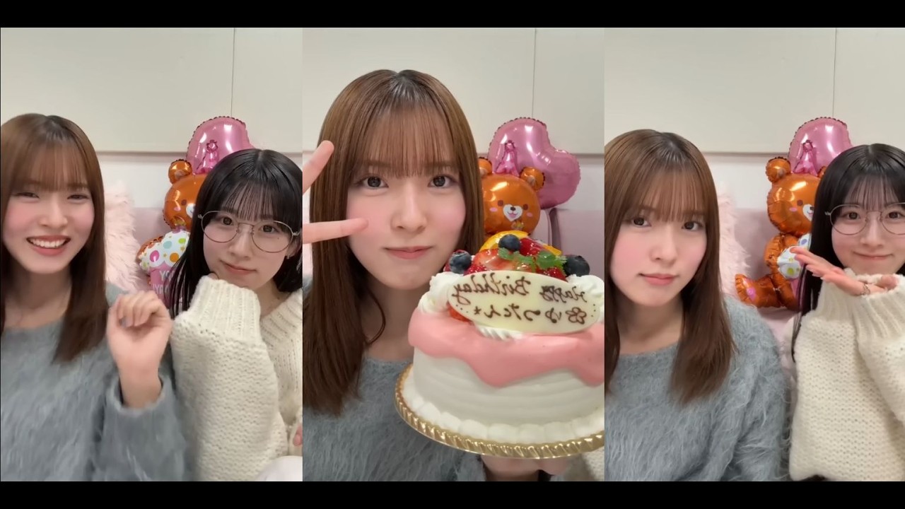 中嶋優月（櫻坂46）インスタライブ 2026年02月17日 石森璃花 と お誕生日配信 Instagram Live