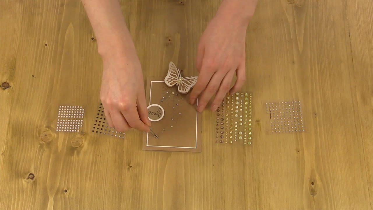 Quick make - create a butterfly card! - YouTube