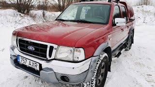 Ford Ranger 2.5TDI 2006 80kw testdrive and offroad