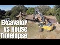 House Demolition Time Lapse Dallas, Texas