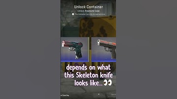 Summoning a Skeleton Knife from my free weekly case... #counterstrike #cs2 #unboxing #gold