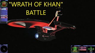 Star Trek Wrath of Khan Battle EPIC BATTLE Accurate Weapons This Time! Star Trek Bridge Commander
