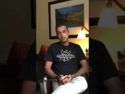 Milind Deora lends his support to The Live Love Laugh Foundation. video to gif