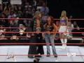 Edge WWE champion with Lita Women's champion entrance